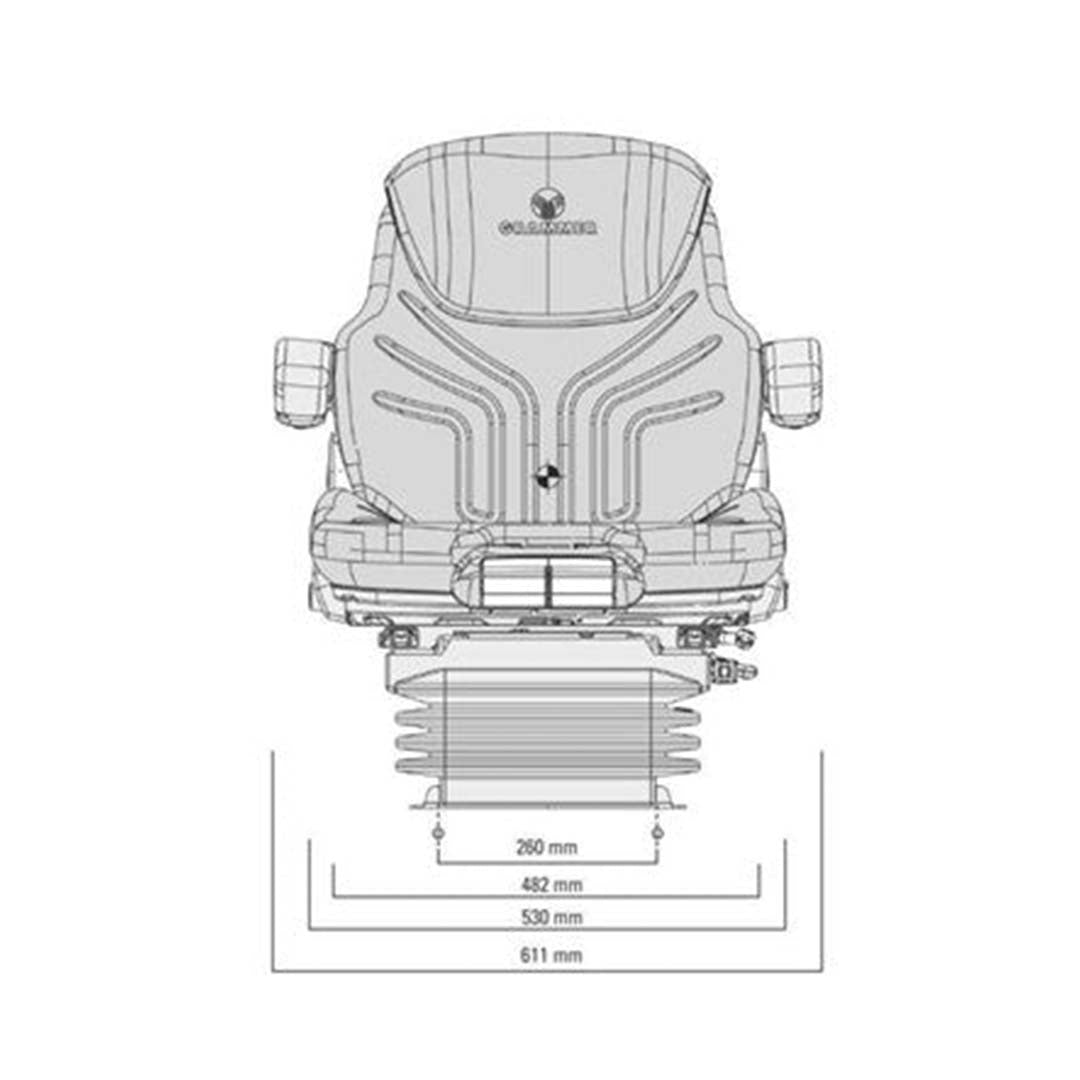 Grammer Comfort Plus Air Seat MSG95A/731